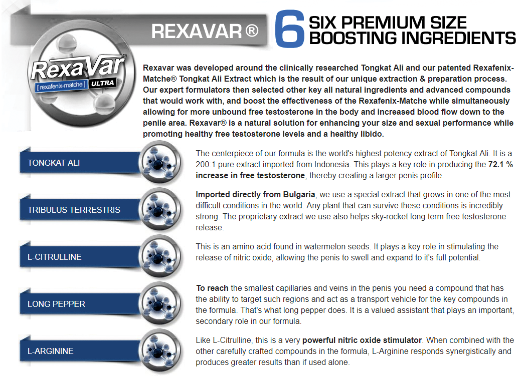 Rexavar * 7 Bottles * MFG Direct * Clinically Proven To Increase Size, Hardness