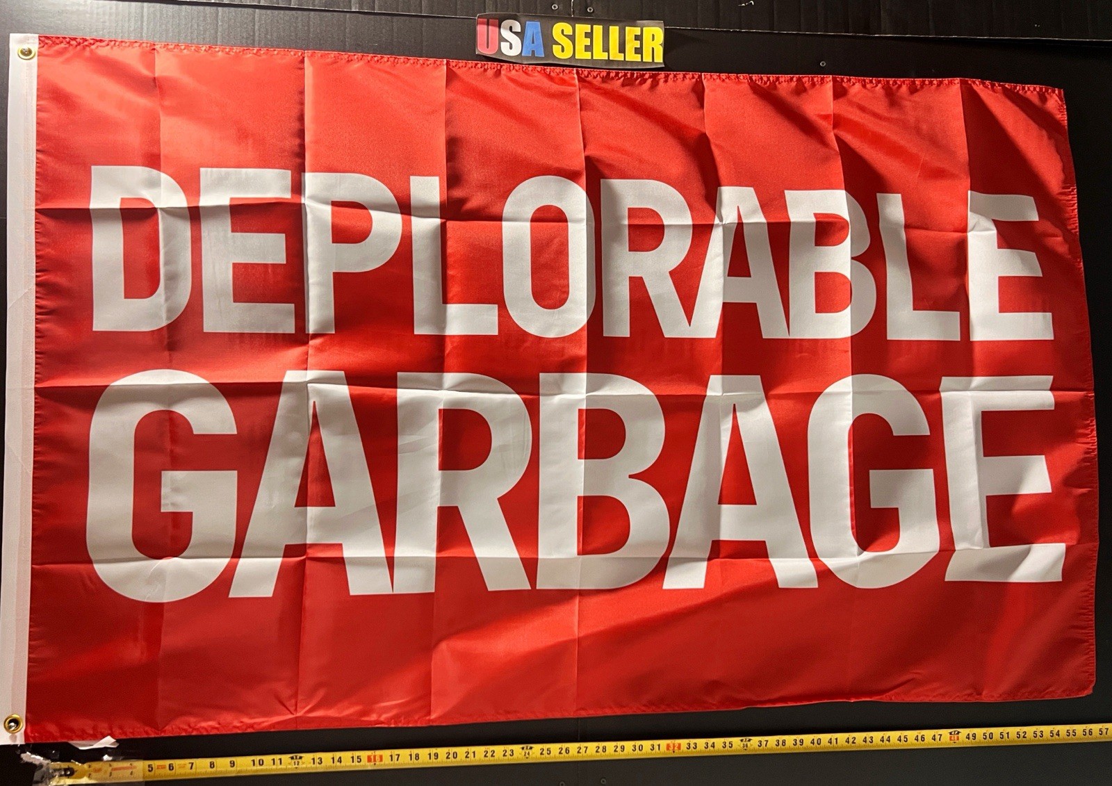 Donald Trump Flag FREE USA SHIP Proud MAGA Deplorable Man Cave America Sign 3x5'