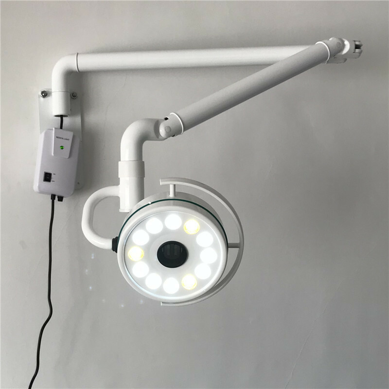36W Shadowless Dental Exam Lamp Wall Mounted LED Surgical Medical Light US