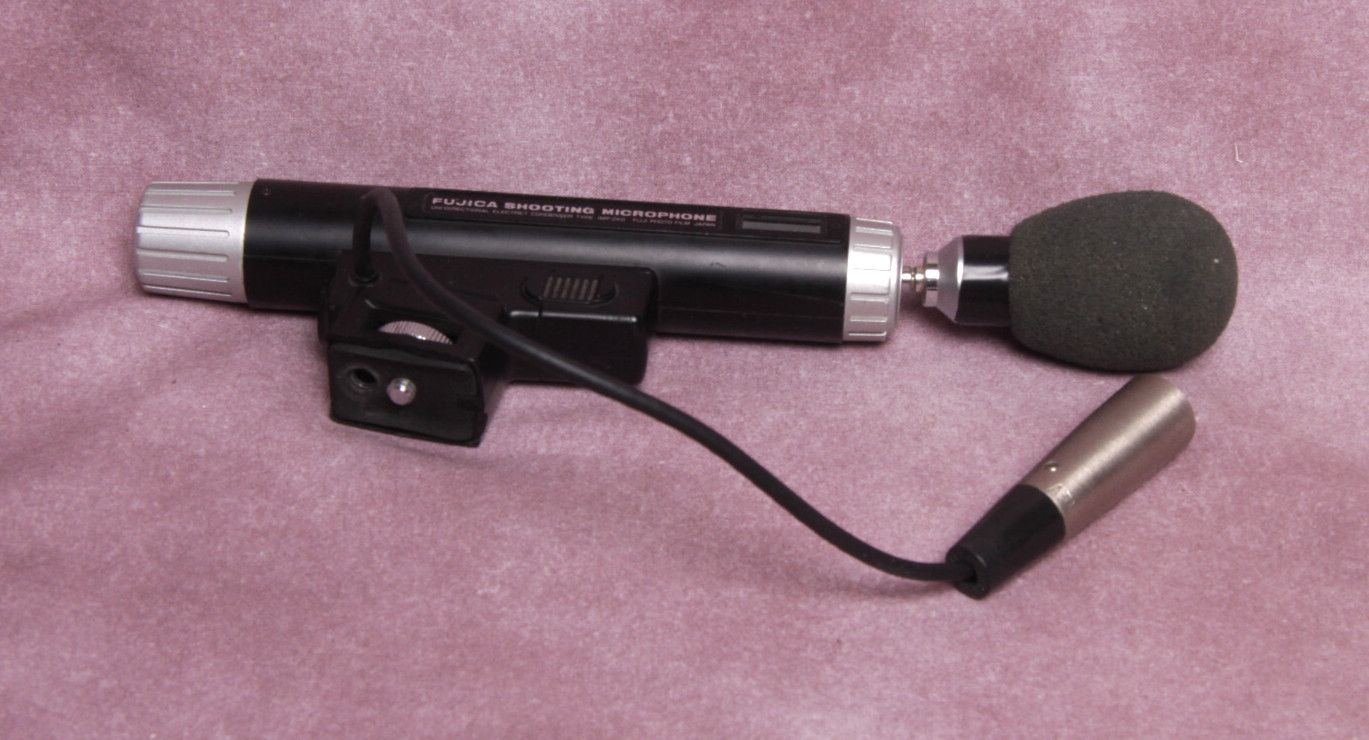 Fujica Uni-Directional Electret Shooting Microphone / XLR Mic Plug