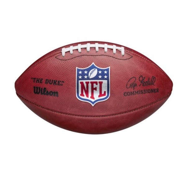 Wilson WTF1100IDBRS NFL "The Duke" Official Leather Game Football