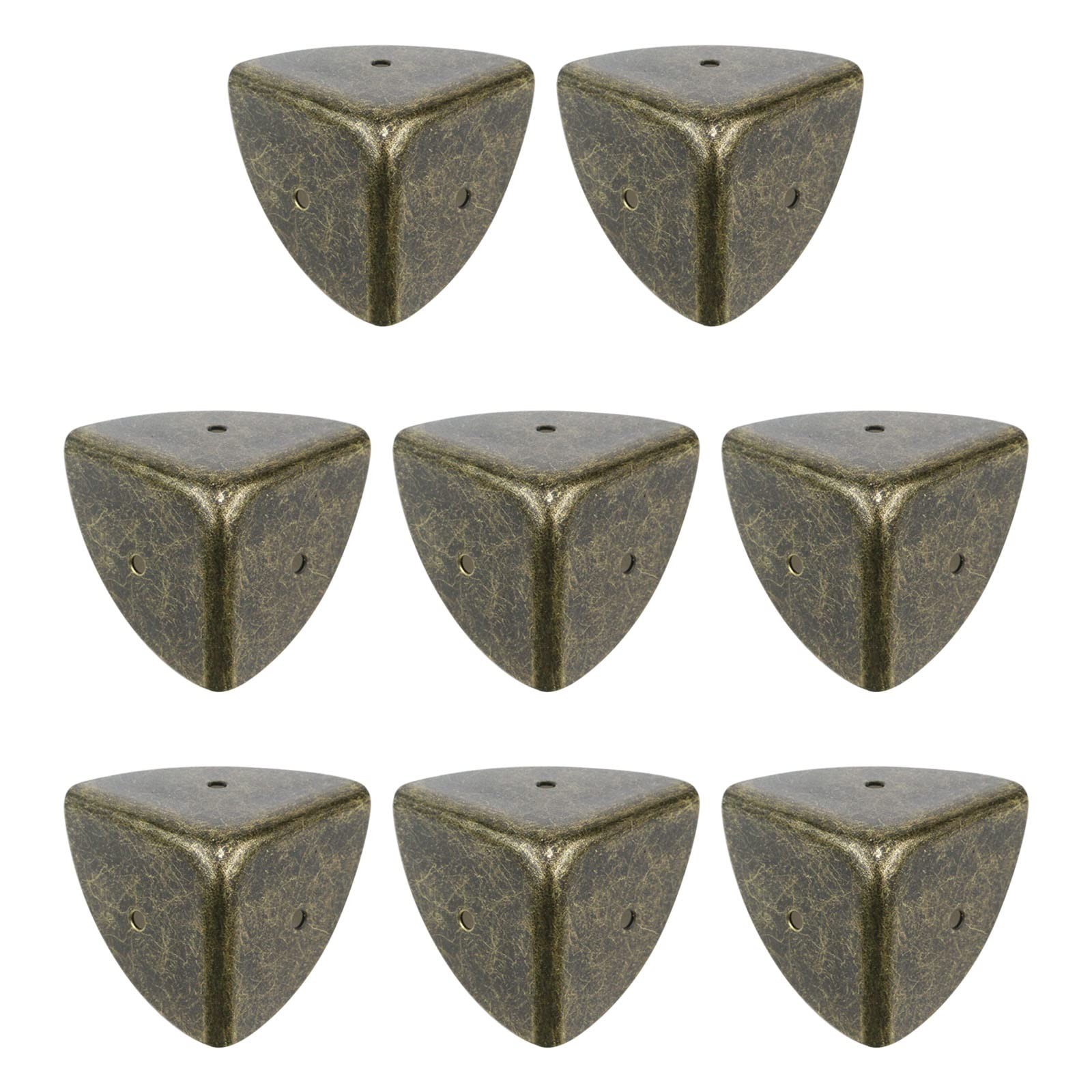 T Tulead 1.6"x1.6"x1.6" Angle Brackets Bronze Metal 1.6"x1.6"x1.6",