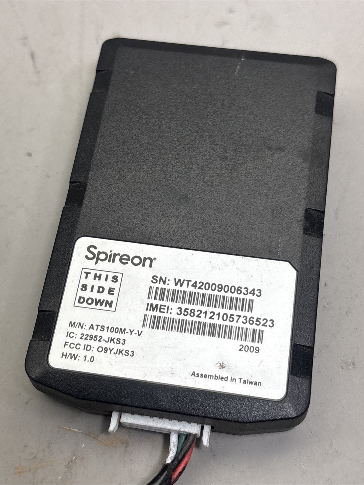 Spireon ATS100M-Y-V GPS Vehicle Tracking Device