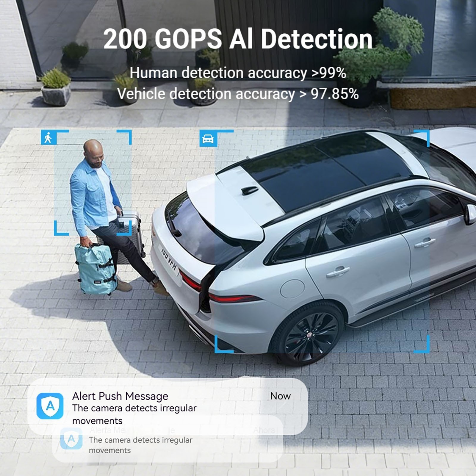 SoloCam AOV Solar Wireless Security Camera 360° PTZ 3K Dual-Camera Night Vision