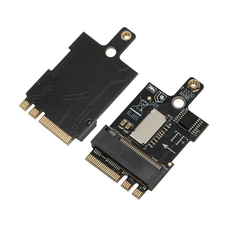 Multiple Purpose M.2 A E Key Adapter Enables NVME Drive And Card Simultaneously