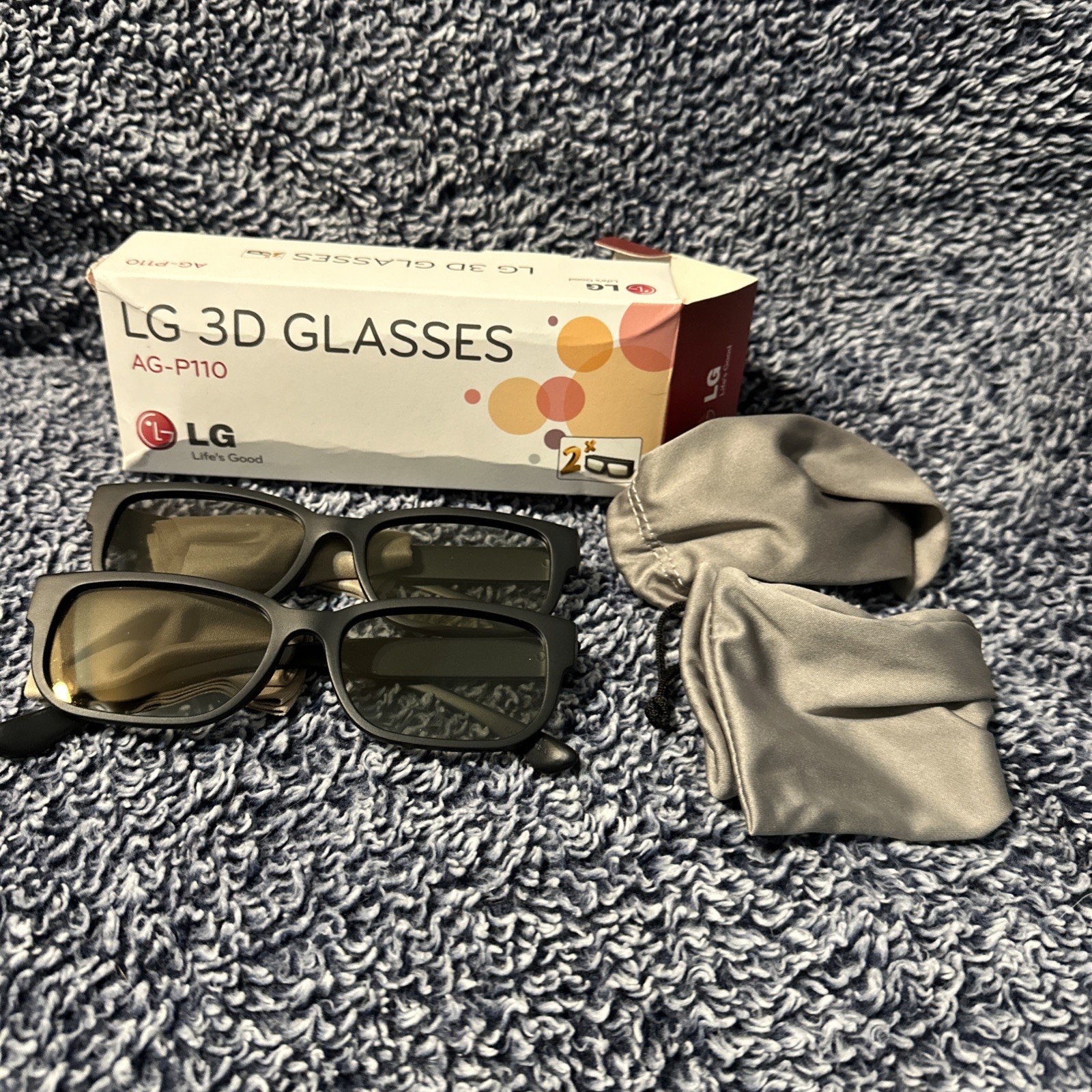 LG 3D Cinema Glasses AG-F310 2 Pairs