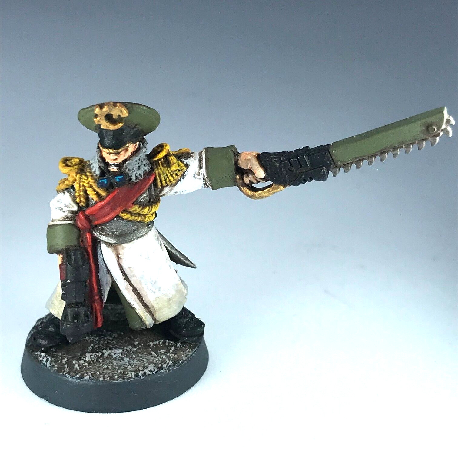 Classic Metal Valhallan Guard Officer Imperial Guard - Warhammer 40K X3720