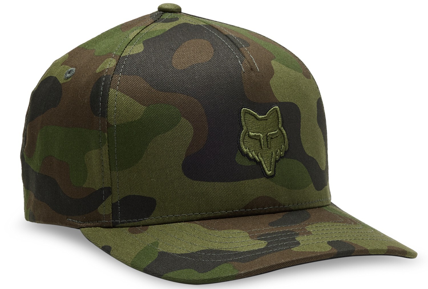 Fox Racing Fox Head Flexfit Hat Green Camo