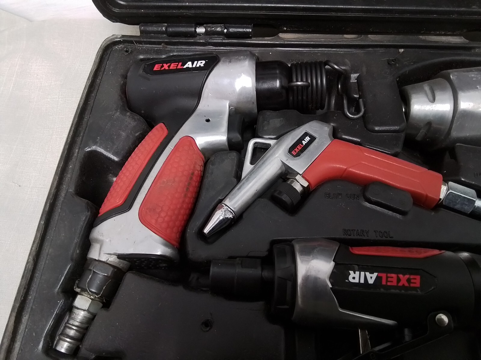 EXELAIR Professional Air Tool Accessory Kit - Read Description!