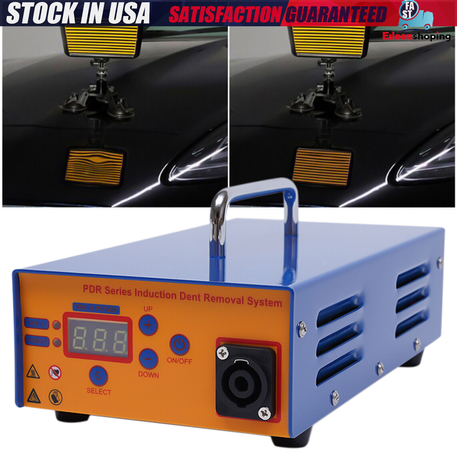 Pro Induction Heater Machine Hot Box Car Paintless Dent Removing Repair Kit Tool