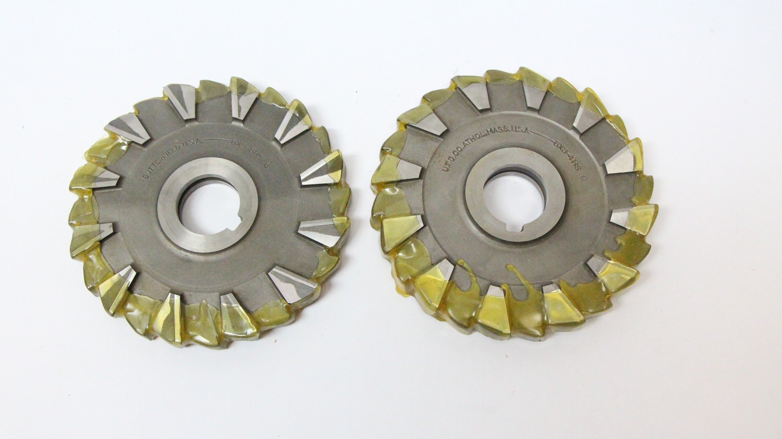Butterfield USA 6X5-8HS U.T.D CO ATHOL MASS USA 6X3-4HS Cutter lot of 2