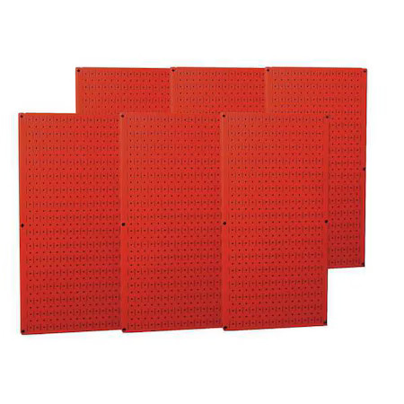 Wall Control 35-P-3296Rd Pegboard Panel, Round 1/4 In Holes, 1 In Hole Spacing,