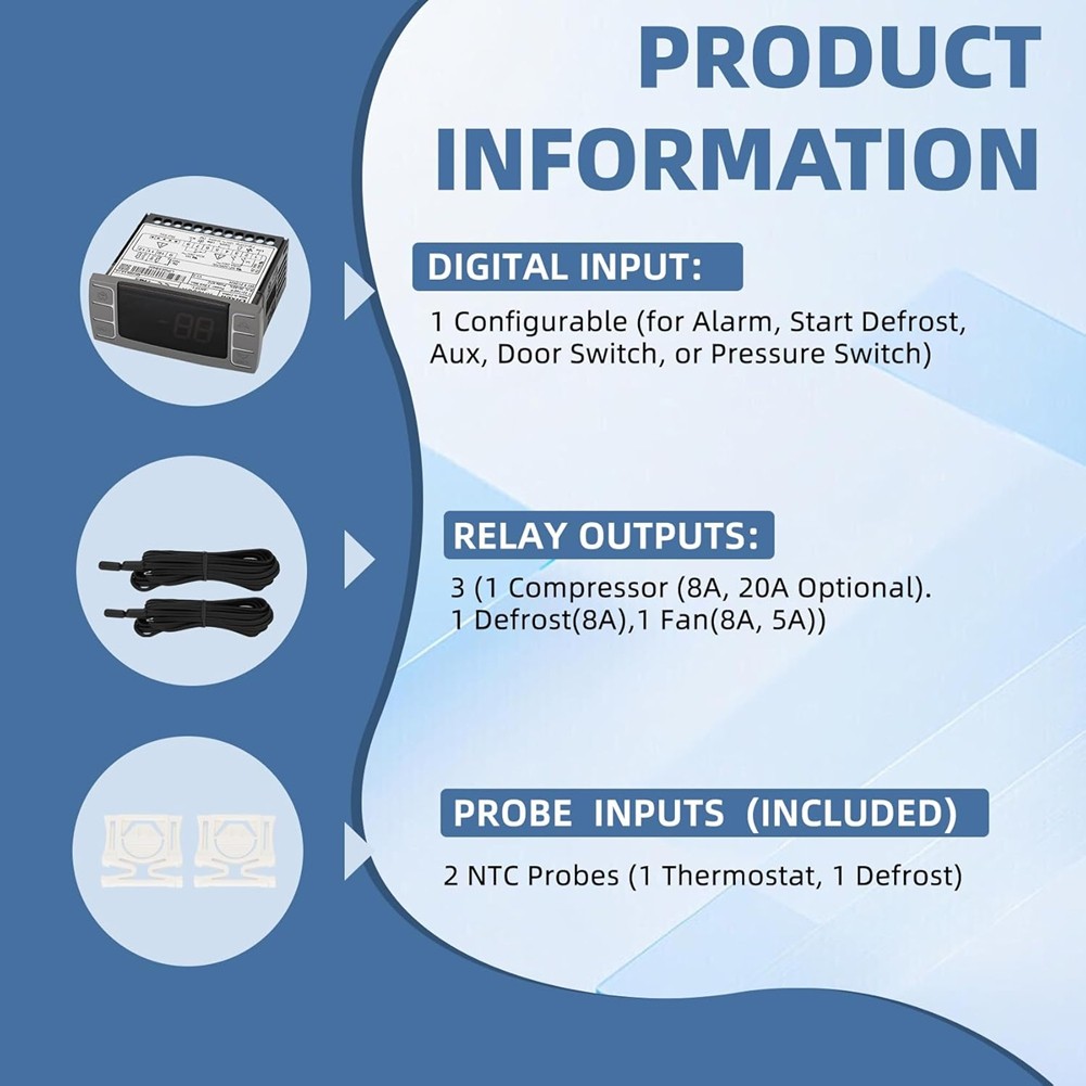 XR06CX-4N1F1 Temperature Controllers, Programmable Digital Thermostat with2937