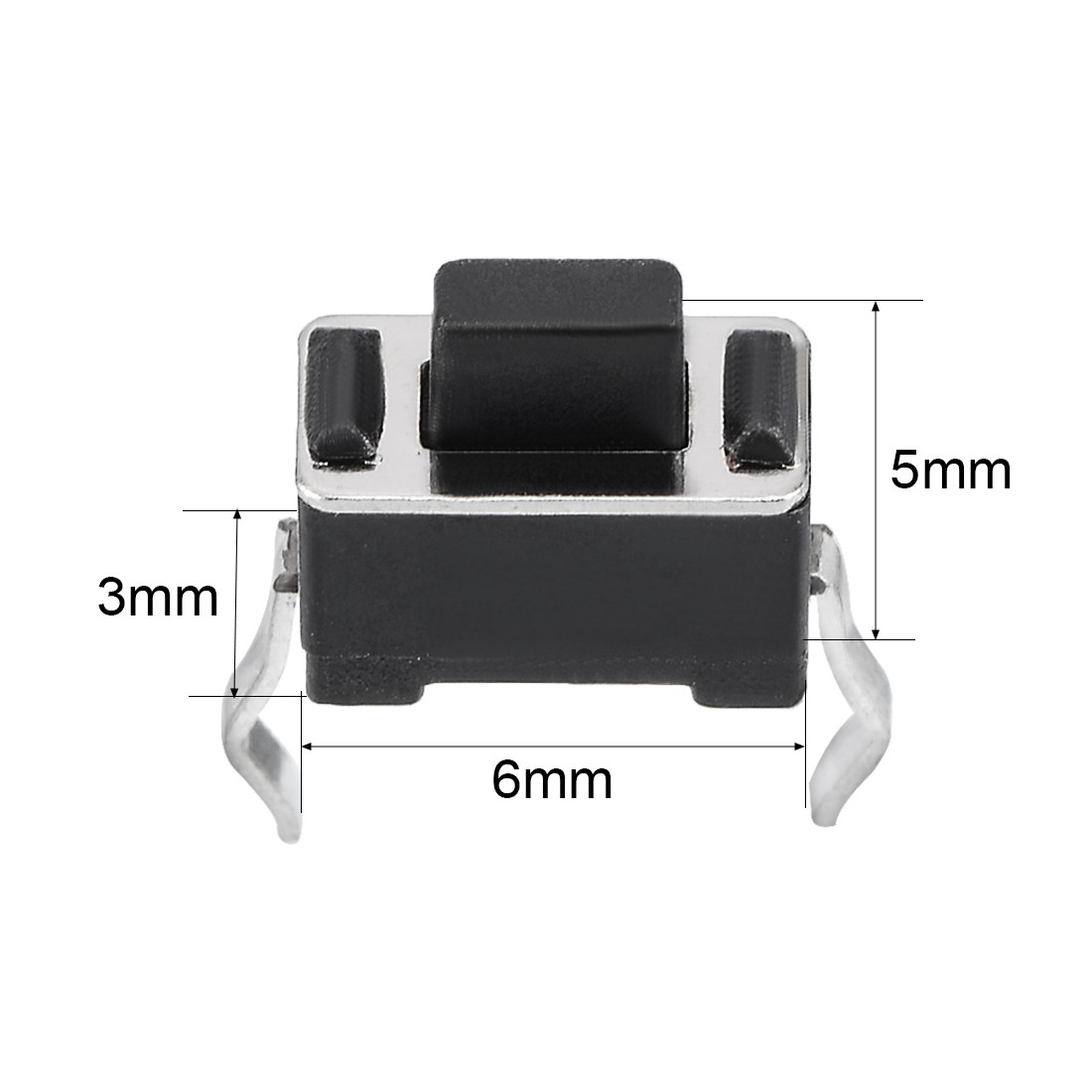50pcs Micro PCB Momentary Tactile Tact Push Button Switch DIP 3x6x5mm Panel