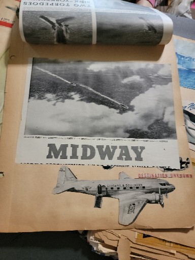 SCRAP BOOK AVIATION VINTAGE