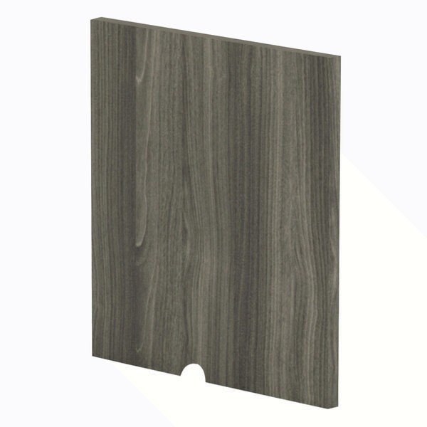 Safcoo MNMTSLLGS Medina 23 5/8" x 2" x 28 1/8" Gray Steel Laminate Conference