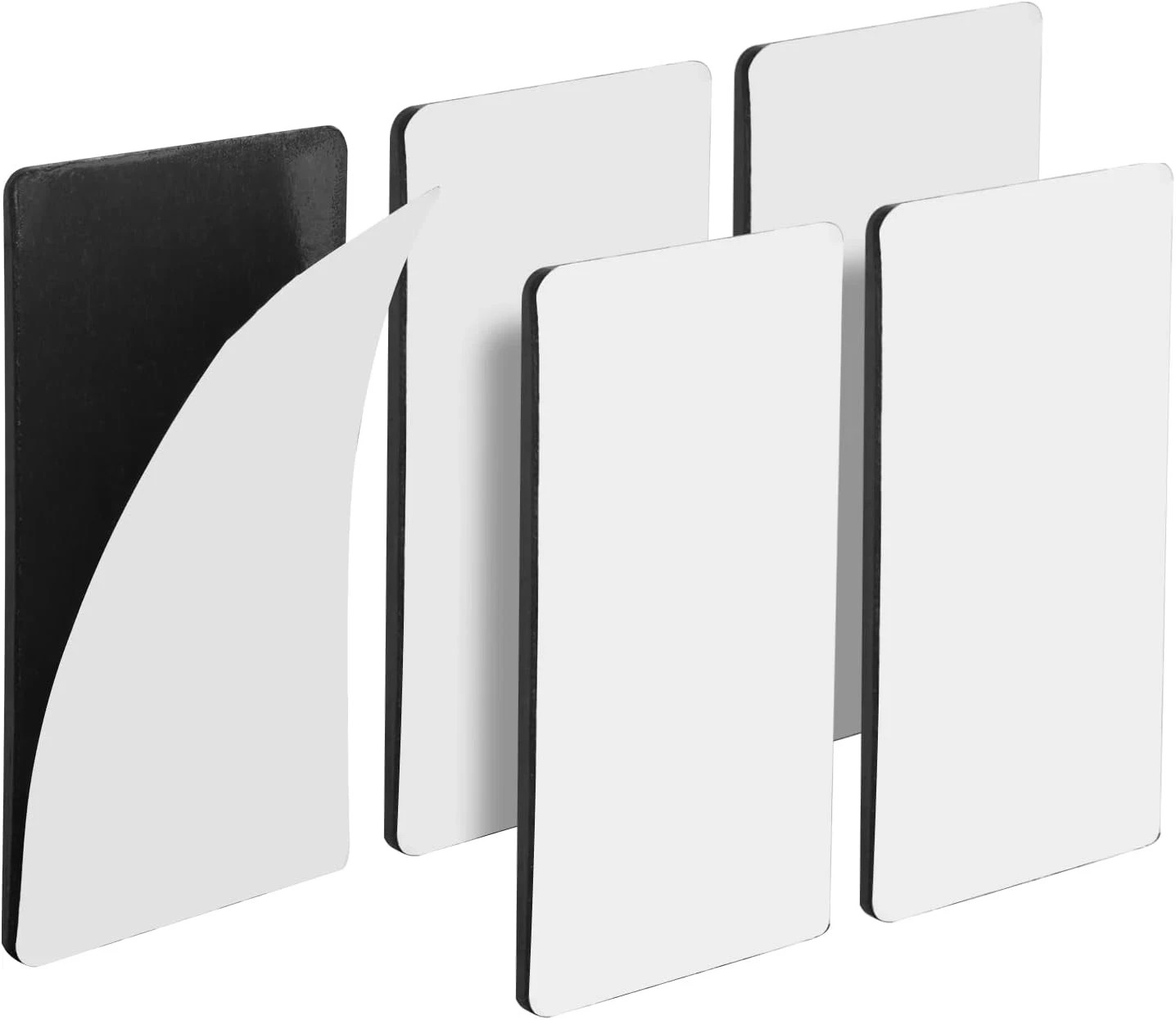 Magnetic Strips with Adhesive Backing, Strong Magnetic Tape Flat Rubber Magnet S