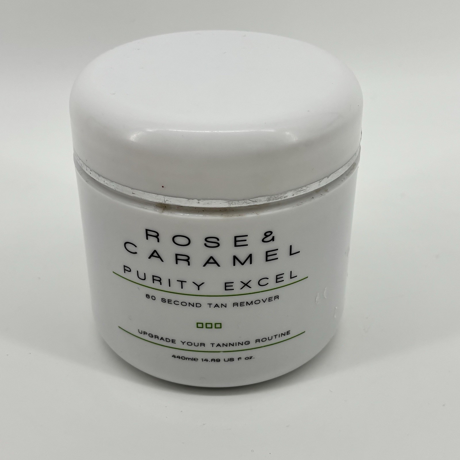 New Sealed Rose & Caramel Purity Excel 60 Second Tan Remover 440 ml / 14.89 oz