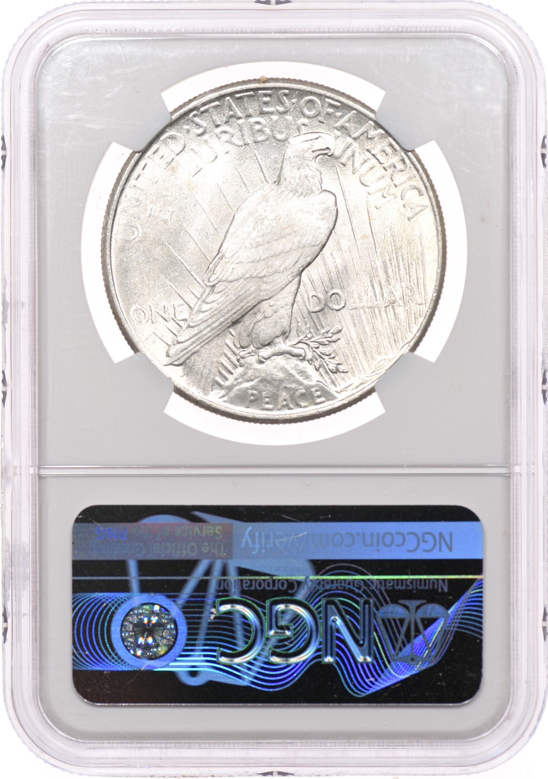 1925 $1 NGC MS67 Peace Silver Dollar Gem Uncirculated