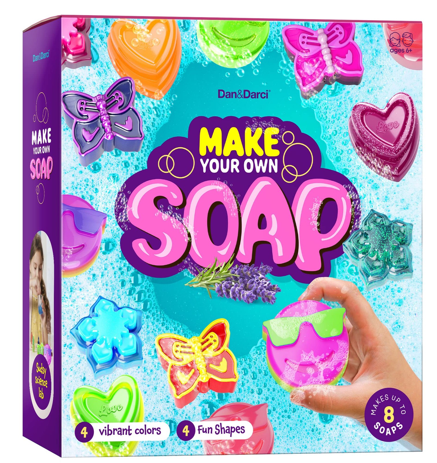 Dan&Darci Soap Making Kit for Kids - Crafts Science Miniature, Multicolor