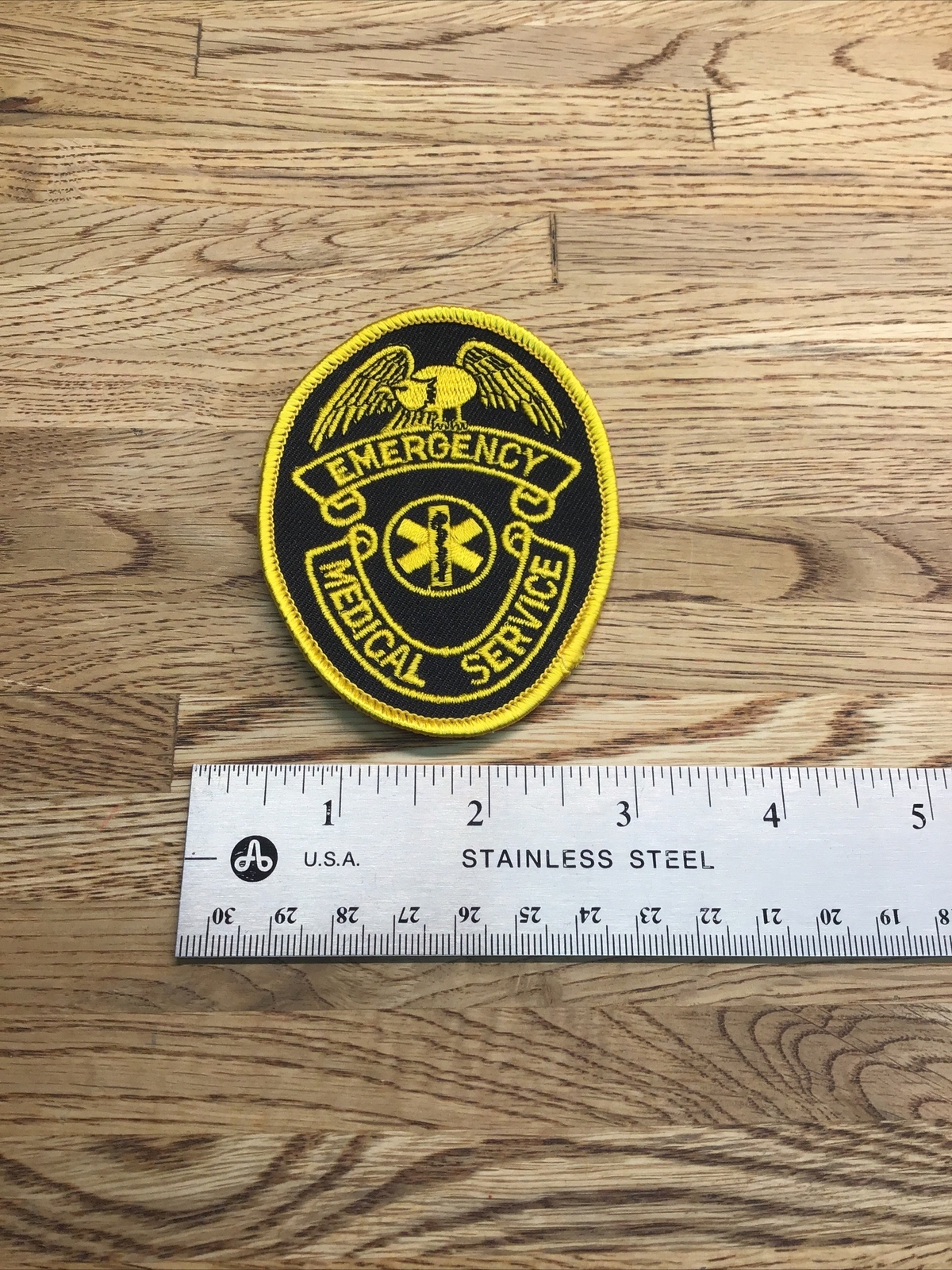 Firefighter Emergency Medical Service Patch SEW On New B-7