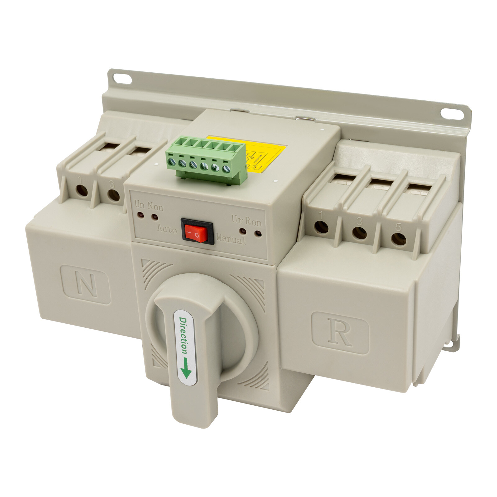 Double Power Switch Automatic Transfer Switch Screw Mounting Switch 110V AC 63A