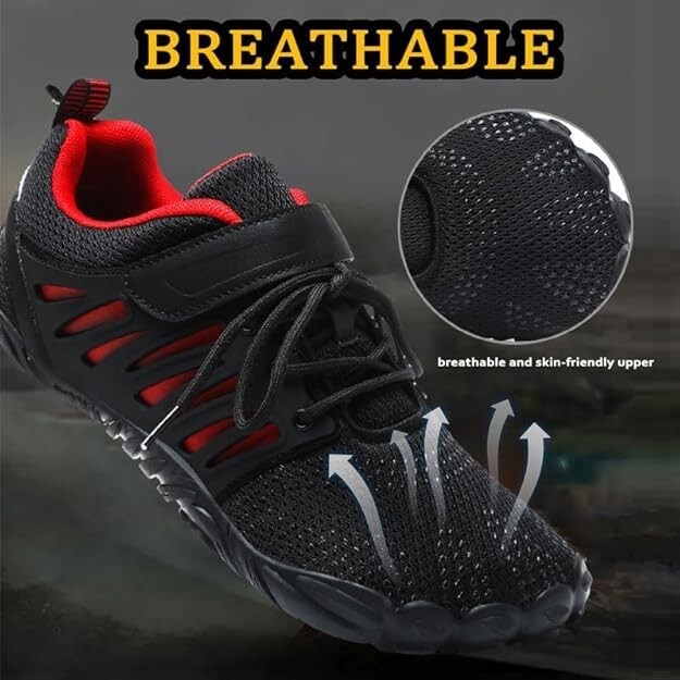 Barefoot Shoes Men Wide Toe Box Zero Drop Grounding Gym Workout Running Hike