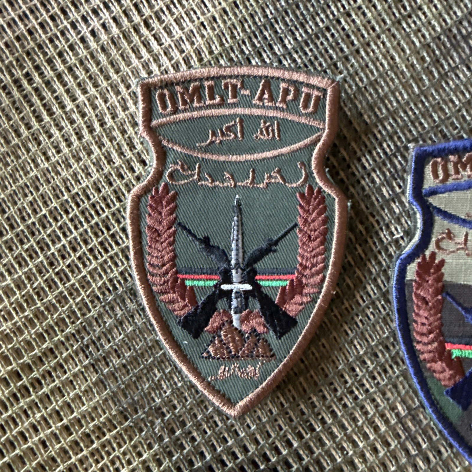 NATO US French OMLT Team PATCH -Afgan War Issue ISAF -4 Patch Set!!!