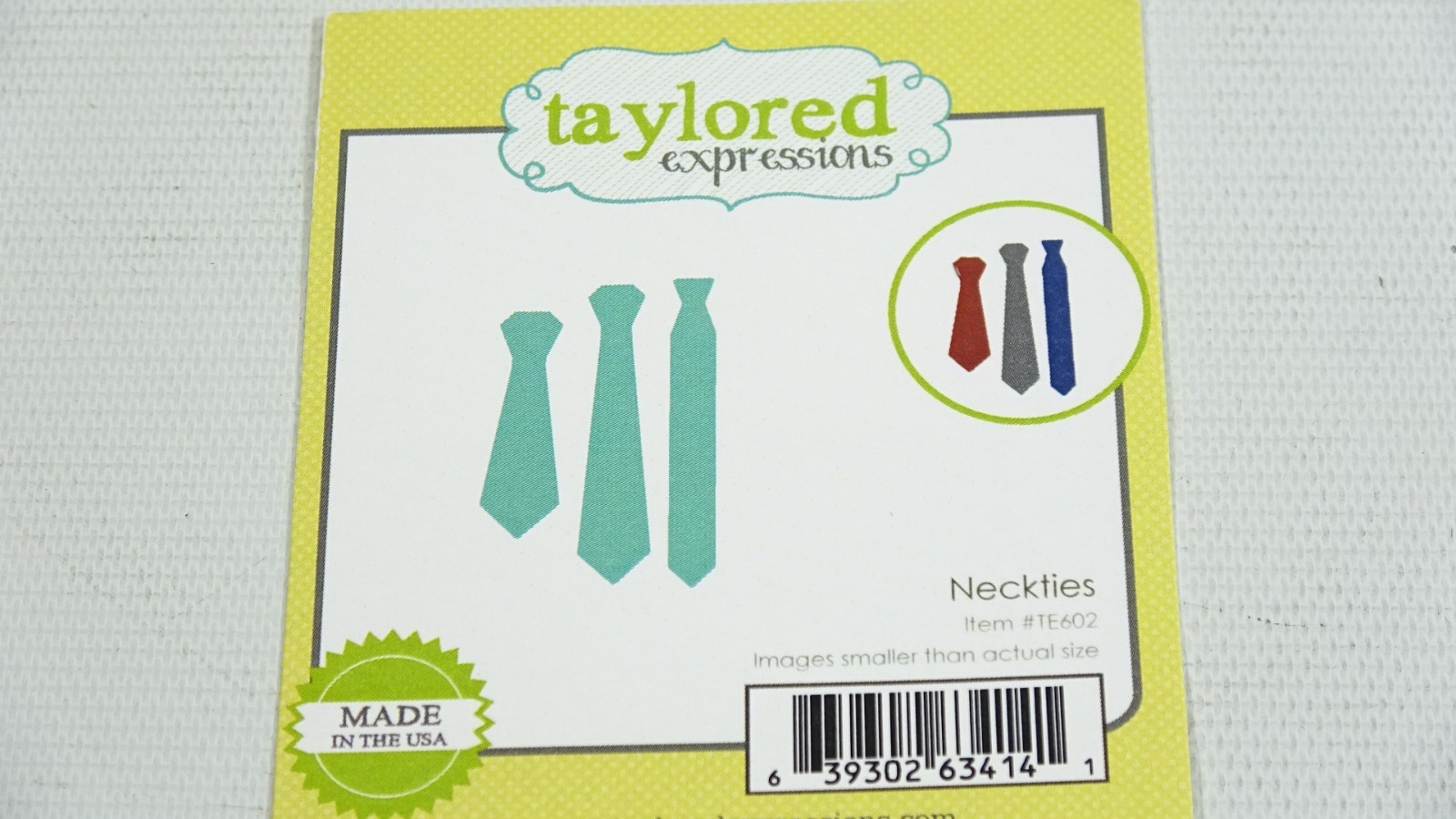 Taylored Expressions Die Neckties TE602