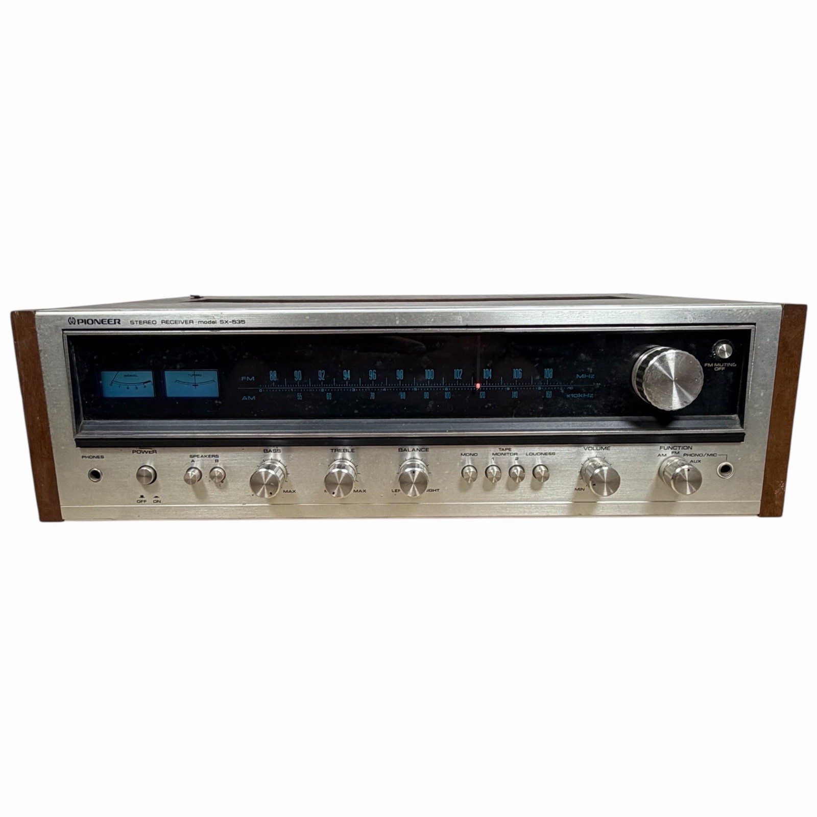 Vintage Pioneer SX-535 AM/FM Stereo Receiver; Tested SEE VIDEO Very Nice!