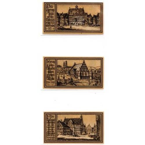 1922 Germany Stuttgart Notgeld Set of 12 Notes (1447)