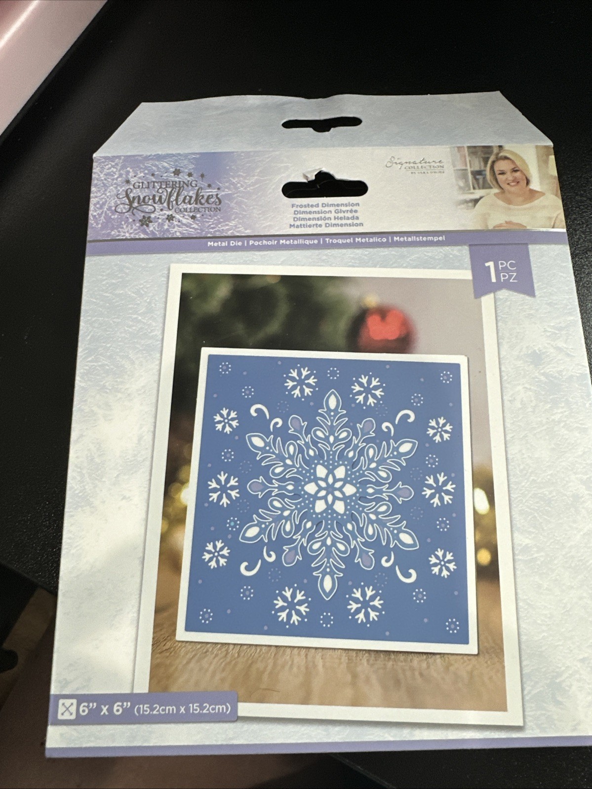Crafters Companion Snowflake Frosted Dimension Signature Collection Metal Die