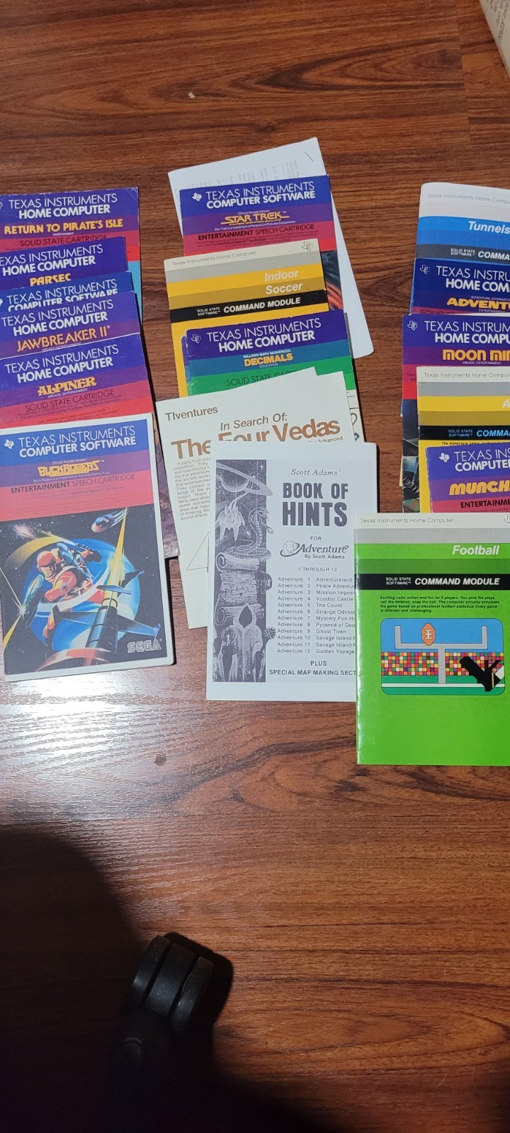 Texas Instruments TI-99/4A Vintage Home Computer Lot w/ Expansion 150+ programs