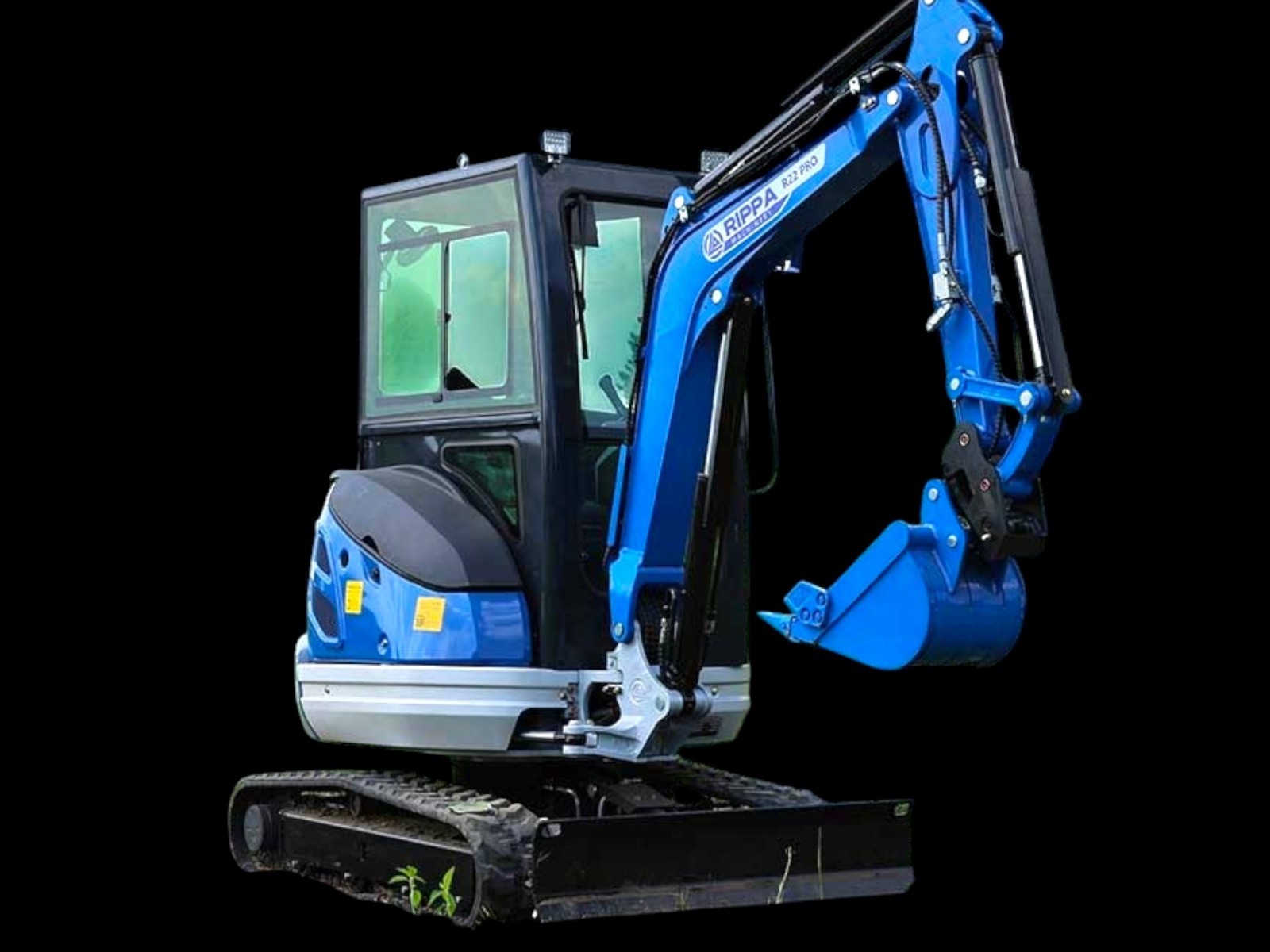 Rippa R22 Mini Excavator W/ Air Conditioned Cab! 2.3 Ton! 25hp Kubota Diesel!