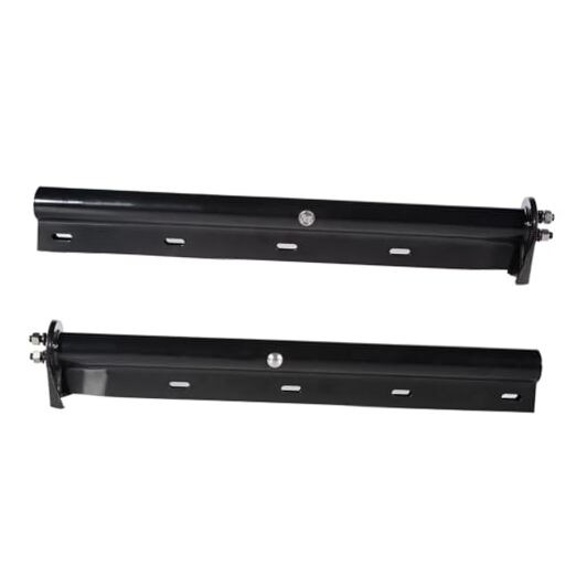 30" Heavy Duty Spring Loaded Black Mud Flap Hangers for Semi Trucks All in One