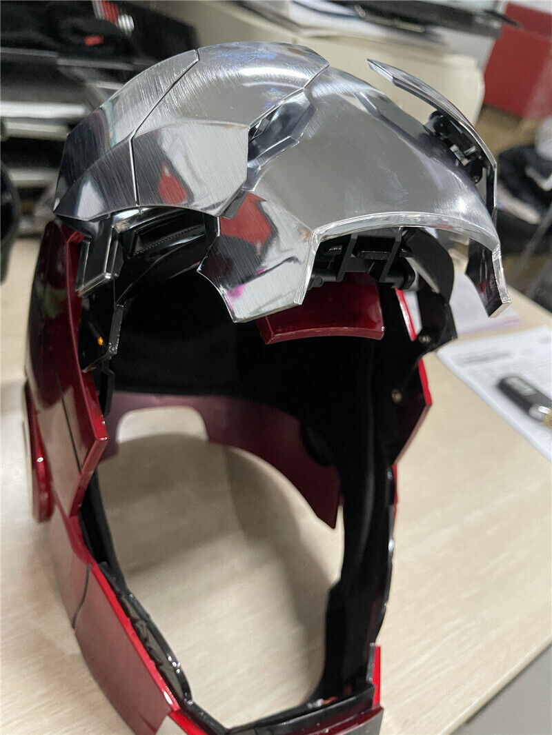 US StocK AUTOKING Iron Man MK5 Helmet Wearable Voice Control ABS Mask Cosplay