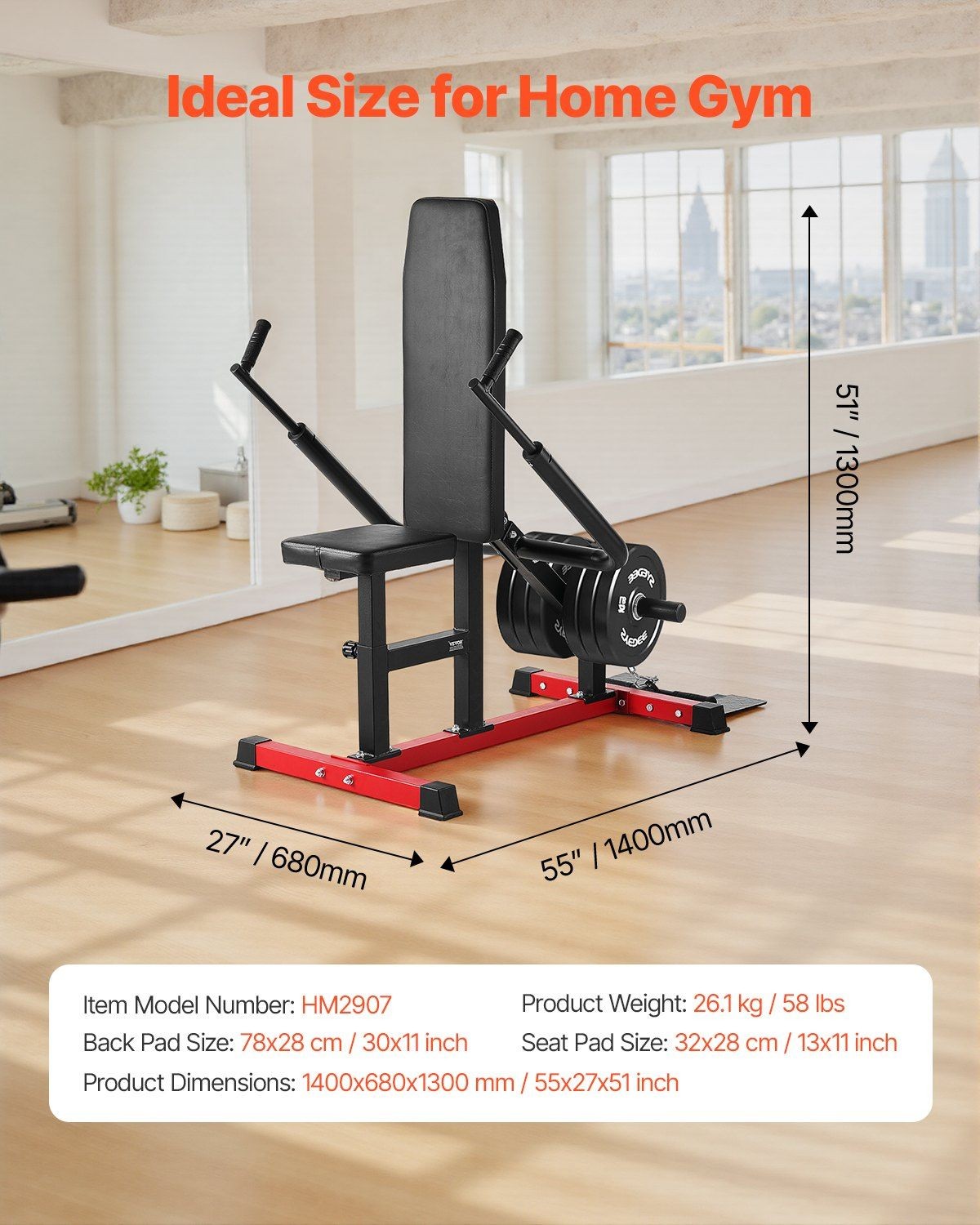 Seated Dip Machine, Tricep Bicep Press Down Machine with Cable Bar, Adjustable S