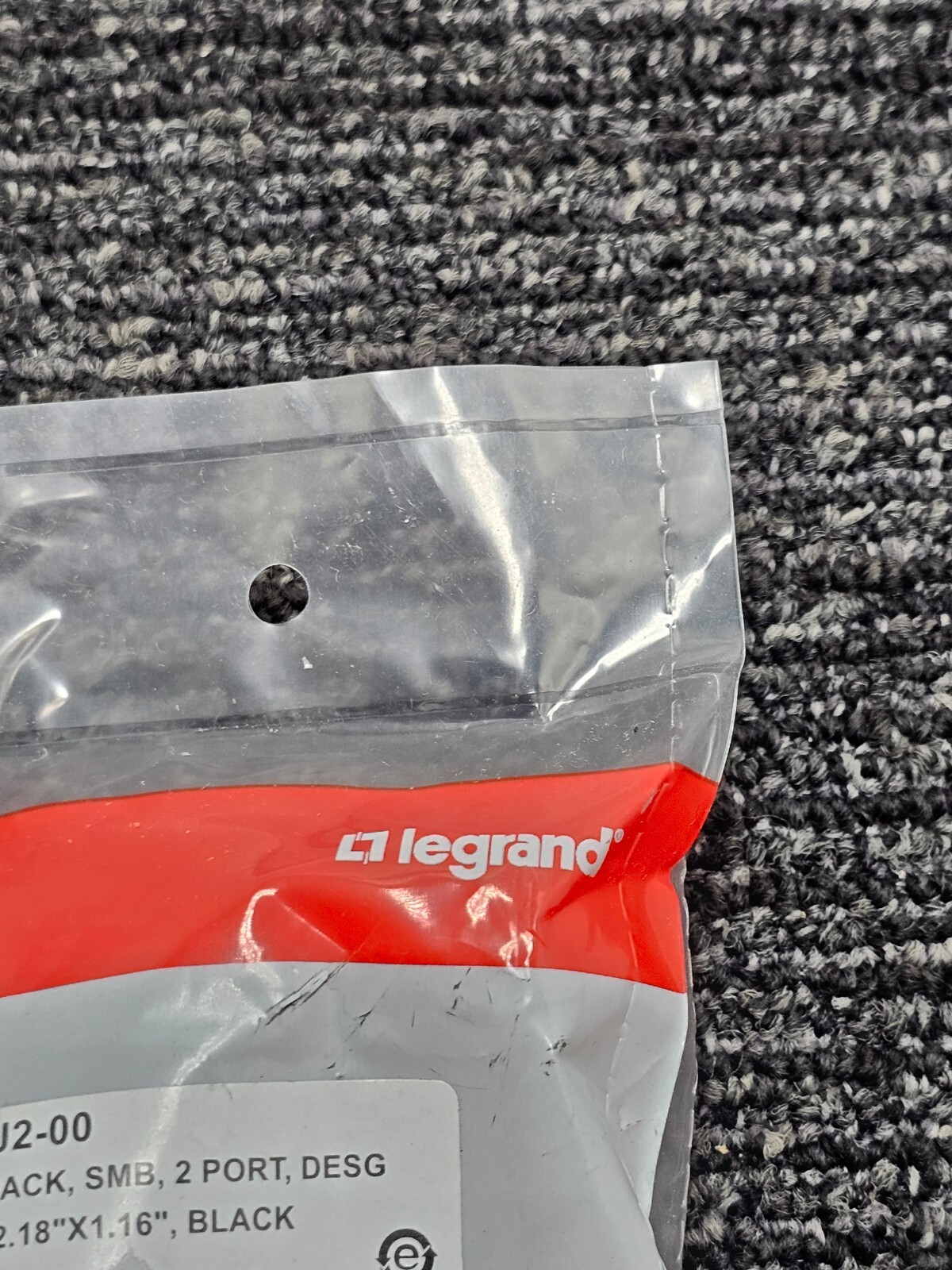 (QTY 7) Legrand 404TJ2-00 Fog White TracJack Surface Mount Housing 2-Port