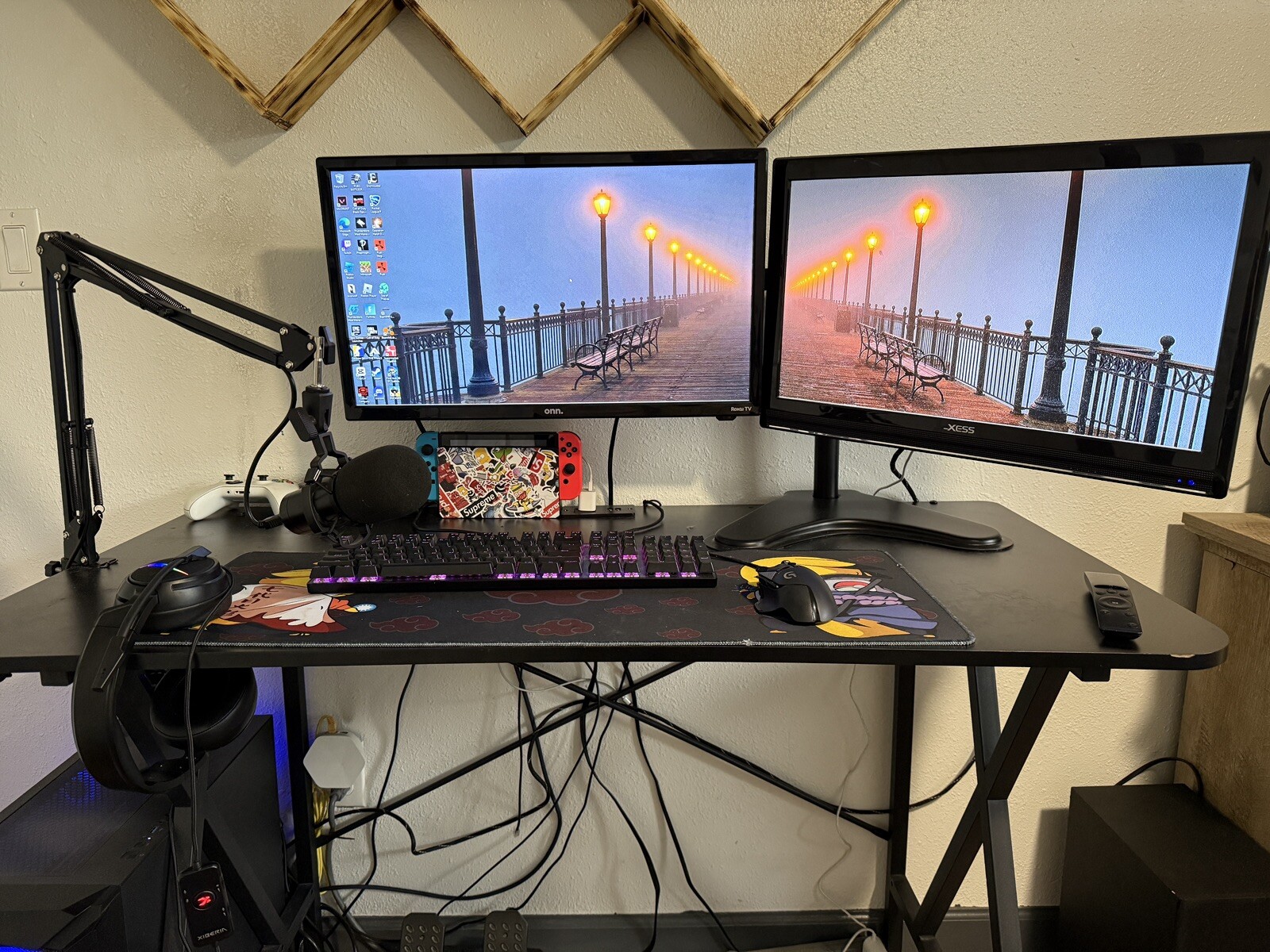 gaming setup