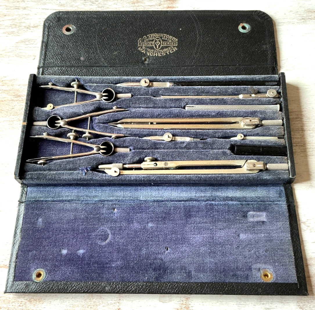A.G. Thornton Ltd Techset Series Drawing Drafting Technical Instruments Set