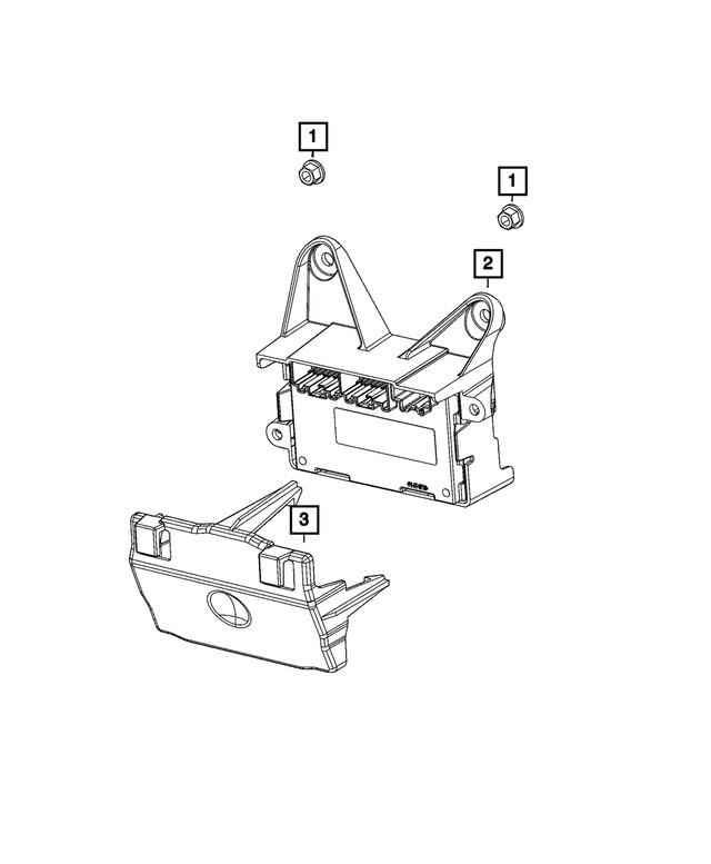 Genuine Mopar Transfer Case Control Module 68568677AC