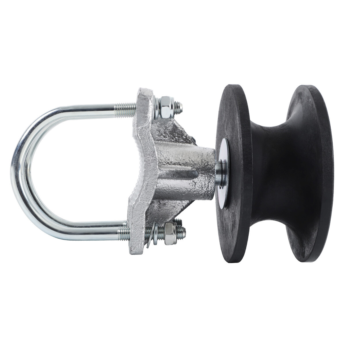 4" Round Post x 2 1/2" Round Gate Frame Nylon Cantilever Roller For Sliding Gate