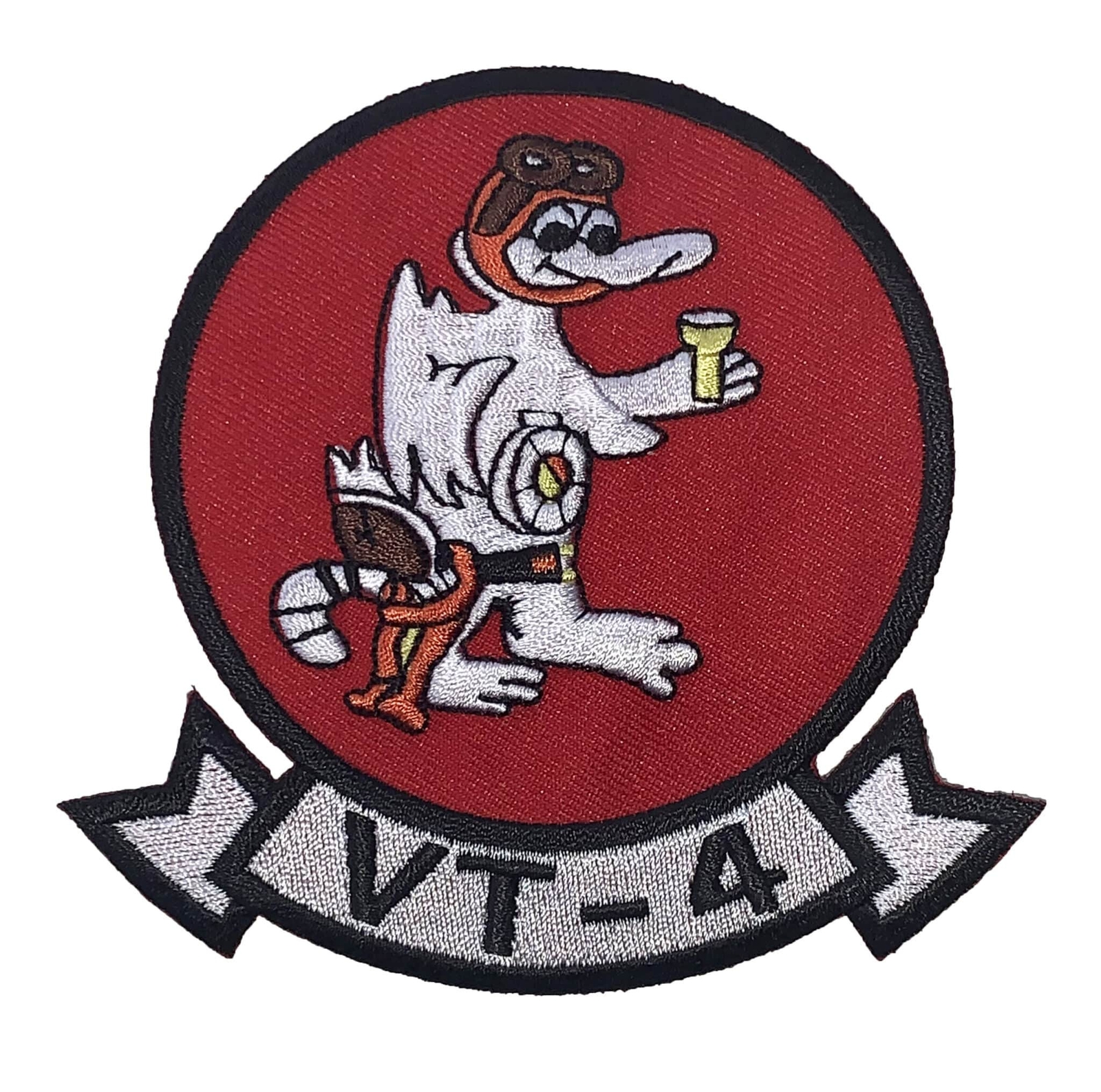 VT-4 Warbucks Squadron Patch – Plastic Backing