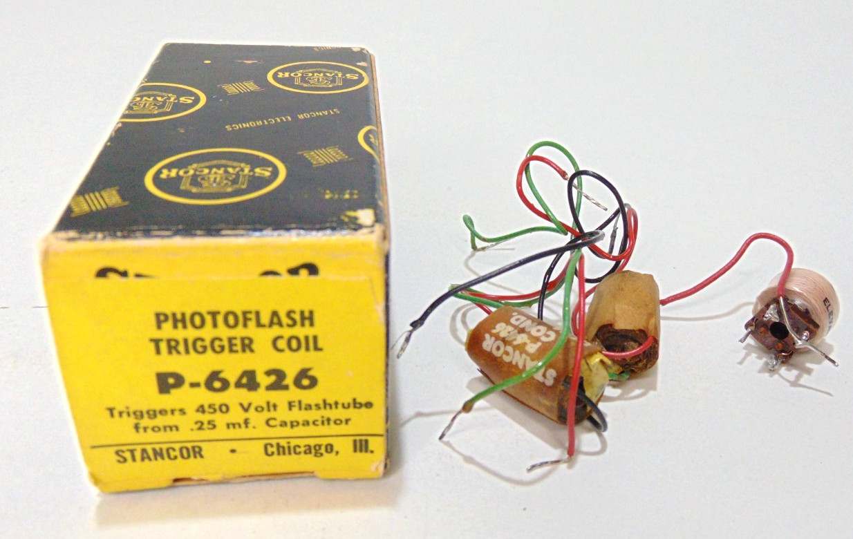NOS Stancor P-6426 Triggers 450V flashtube from .25mf  capacitor