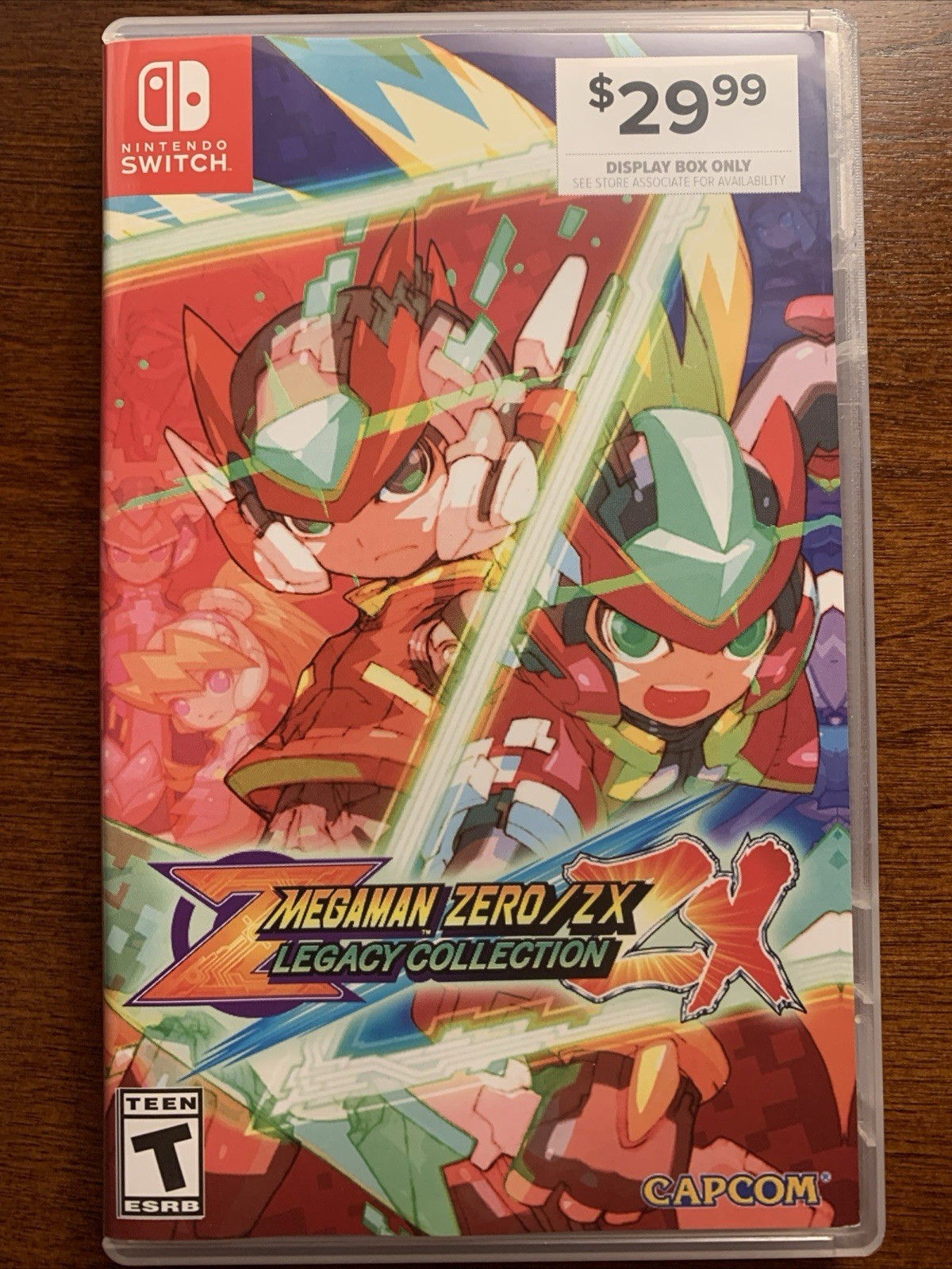 Megaman Zero ZX Legacy Collection Nintendo Switch Authentic Display BOX NO GAME