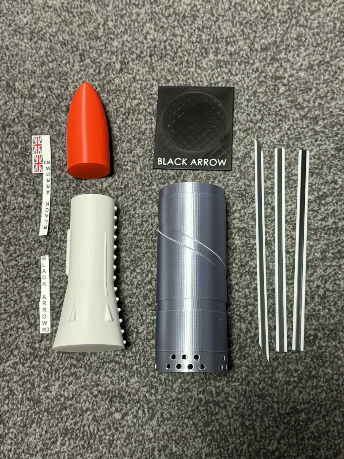 Black Arrow Rocket – 1:32 Scale – Display Scale Model – 406mm 16inch - Assembled