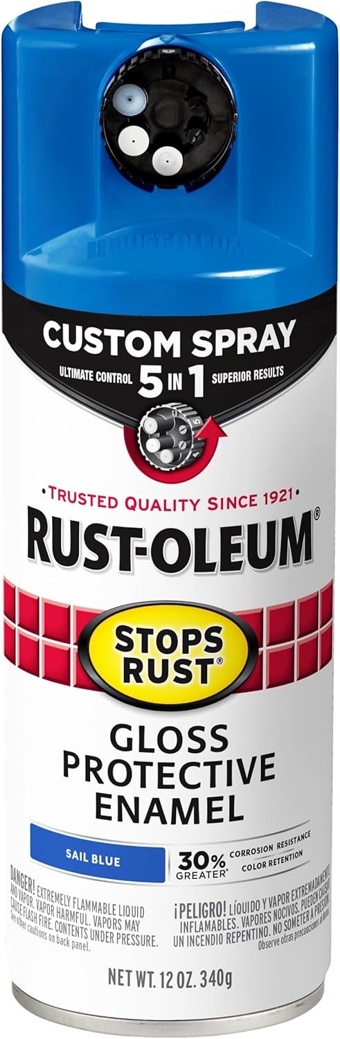 Rust-Oleum 5-in-1 Gloss Sail Blue Spray Paint