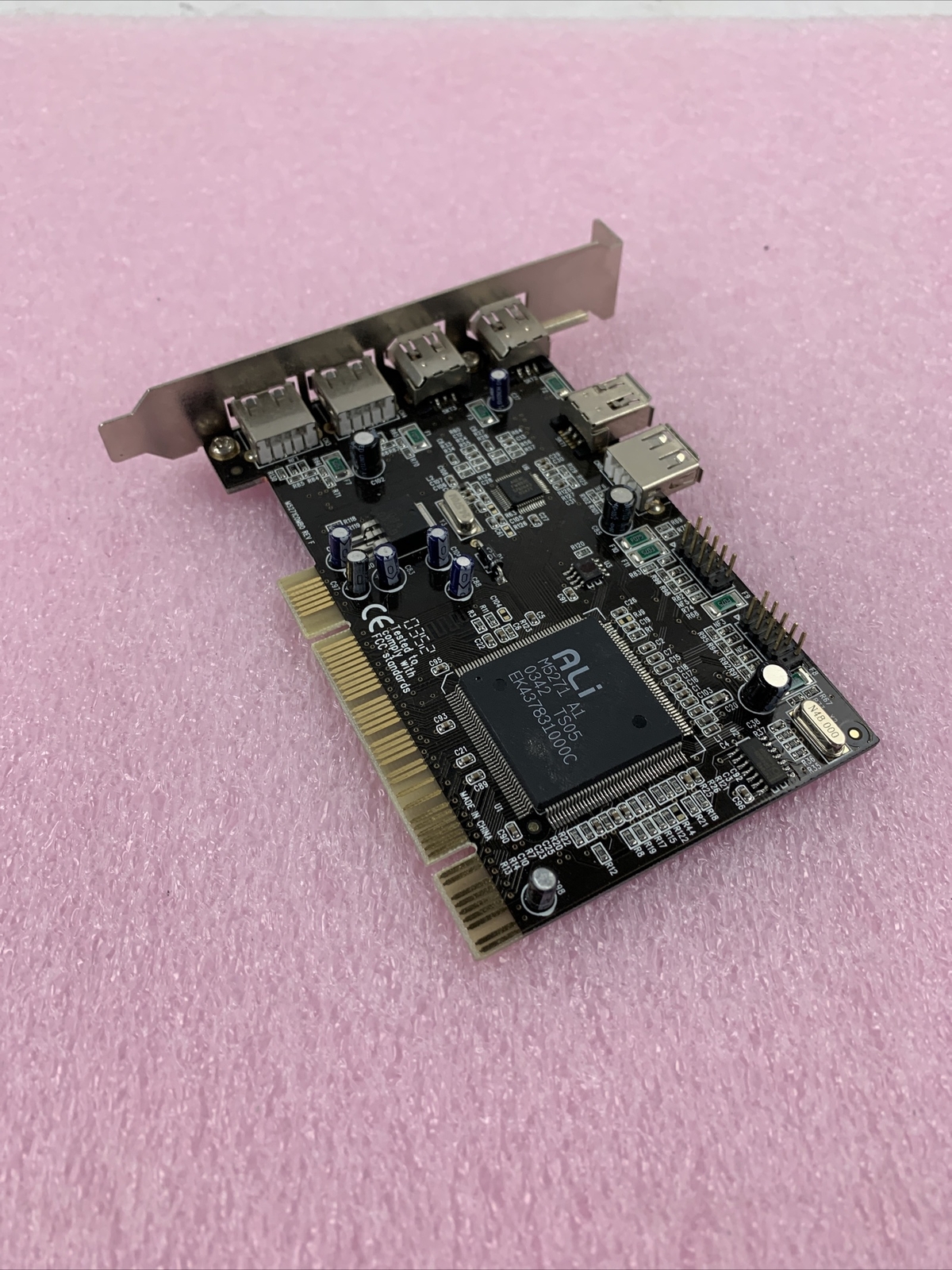 SYBA M5271COMBO USB 2.0 Firewire Combo Controller Card
