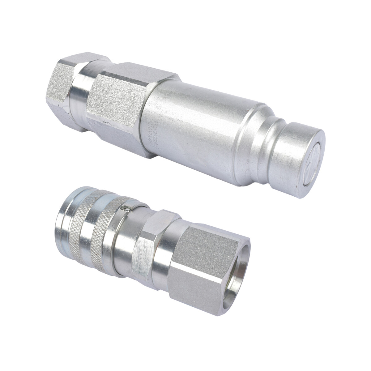 Male & Female Flat Face Coupler for Bobcat Backhoe Loader Excavator 7246790EF