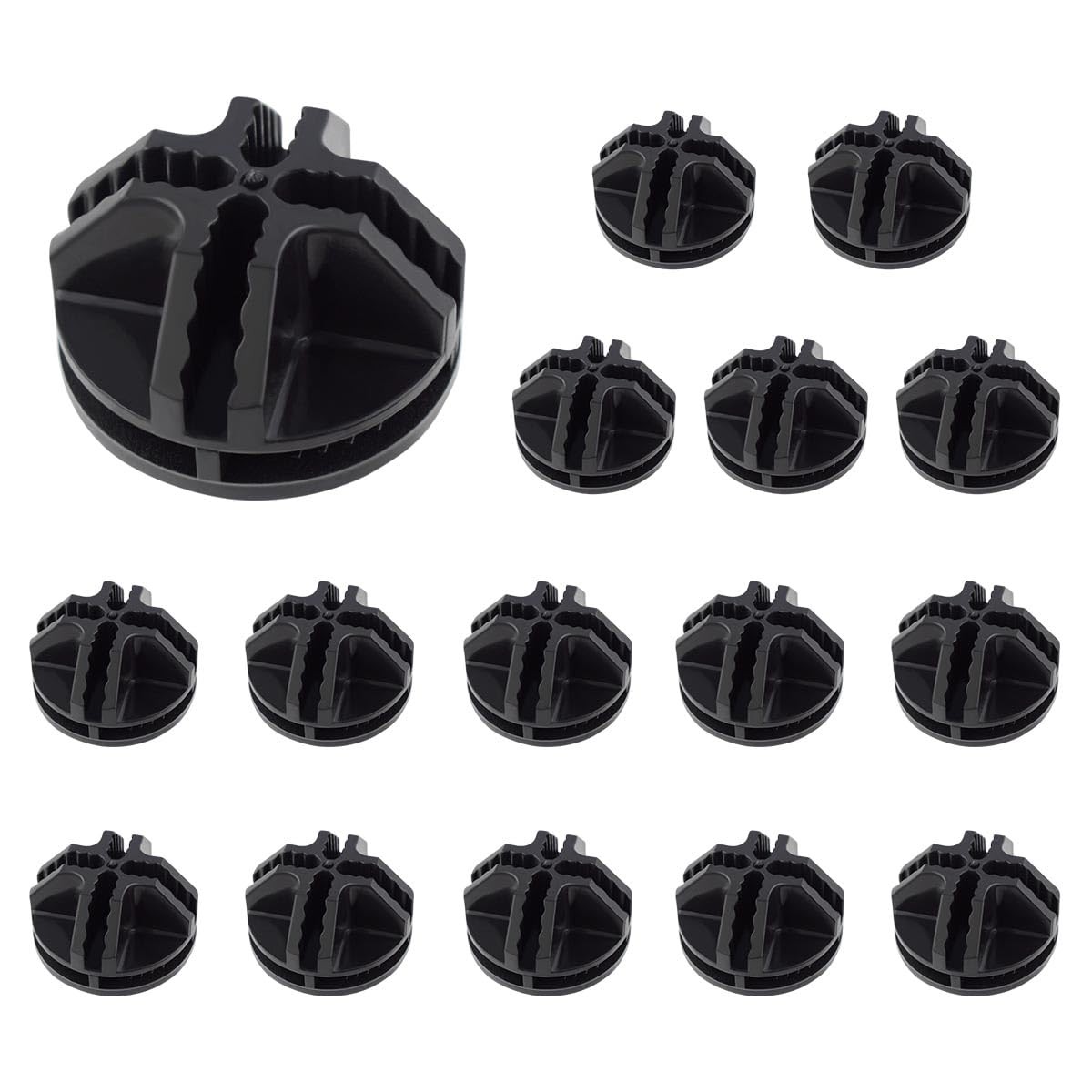 16 Pieces Cube Connectors Plastic Storage Cubes Connectors Wire Cube Connecto...
